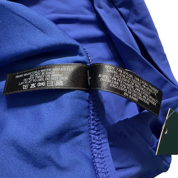 NATORI SWIM BIKINI BOTTOM IN DECO BLUE - Picture 4 of 5